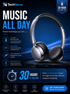 Wireless Blutooth Headphone