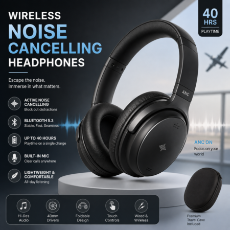 Wireless Noise Cancelling Headphones